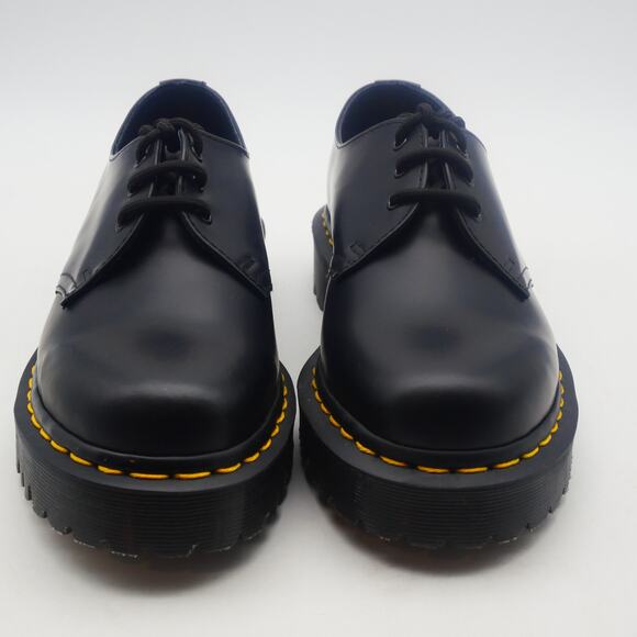 NEW Dr. Martens 1460 Bex Smooth Leather Oxfords Men's 7 Women's 8 Black Docs - Picture 6 of 9